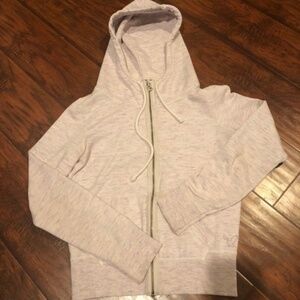 American Eagle S hoodie Jacket (light pink)